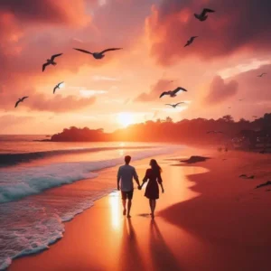 Romantic beach